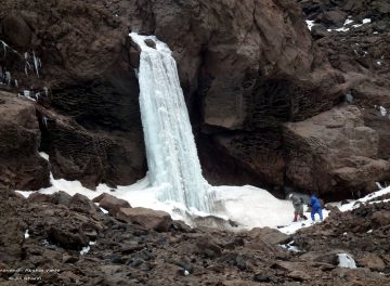 آبشار یخی دماوند 360x264 آبشار دوقلو